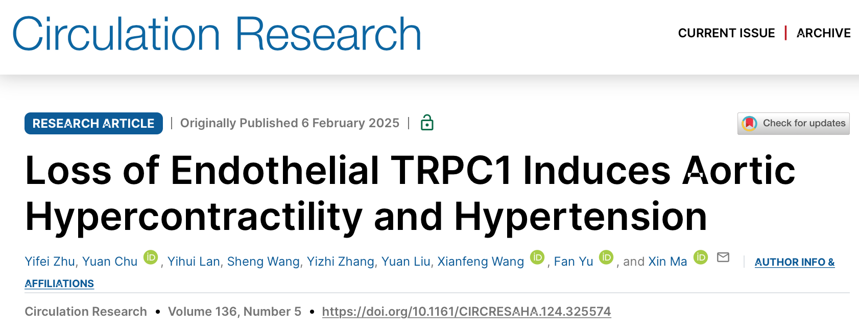 实际上先前的研究已经明确了TRPC1